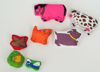 Old Lady Who Swallowed a Fly Bean-Filled Animals