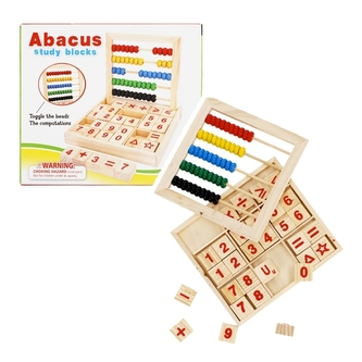 Počítadlo a matematické kostky - dřevěné
