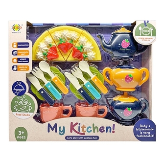 Čajový set s dortem