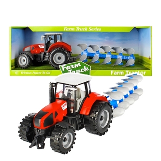 Traktor s doplňky - pull&back; Traktor s doplňky - pull&back;