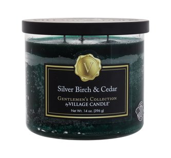 Village Candle Gentlemen's Collection Vonná svíčka Silver Birch & Cedar 396 g pro muže