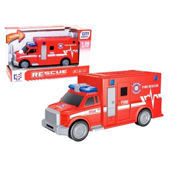 Hasičská dodávka 1:20 - světlo, zvuk