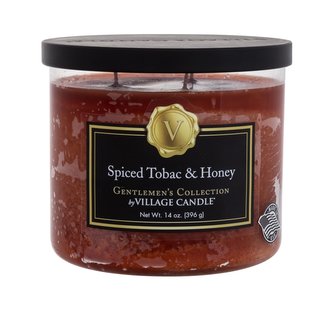 Village Candle Gentlemen's Collection Vonná svíčka Spiced Tobac & Honey 396 g pro muže