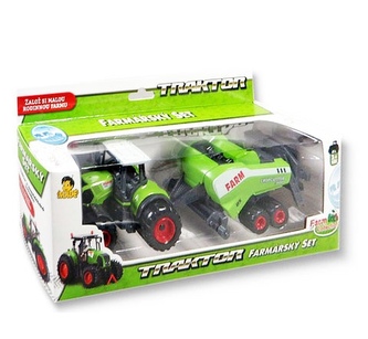 Traktor F950 s přívěsem