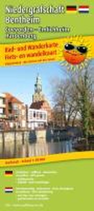 Niedergraftschaft - Bad Bentheim, Coevorden - Emlichheim - Hardenberg Rad- und Wanderkarte / Fiets- en wandelkaart