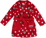 Dětský župan Disney|Mickey Mouse: Minnie Mouse puntíky (6 let) červený fleece