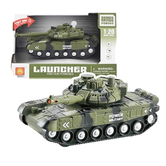 Tank na setrvačník, se světlem a zvukem, 19,5 cm