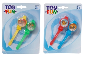 Hodinky dětské s hlavolamem 2 ks