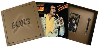 Dárkový set Elvis Presley: kalendář - diář - propiska (32 x 32 x 14 cm)