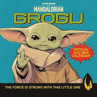 Oficiální mini kalendář 2022 Star Wars|Hvězdné války TV seriál The Mandalorian: Baby Yoda (17,8 x 17,8|35,6 cm)