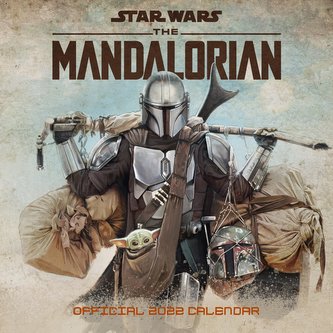 Oficiální kalendář 2022 Star Wars|Hvězdné války: TV seriál The Mandalorian (SQ 30,5 x 30,5|61 cm)