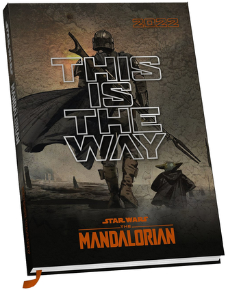 Diář A5 2022 Star Wars|Hvězdné války: TV seriál The Mandalorian This Is A Way (15,6 x 21,2 x 1,5 cm)