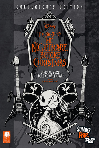 Deluxe kalendář 2022 Disney: The Nightmare Before Christmas (42 x 29,7 cm)
