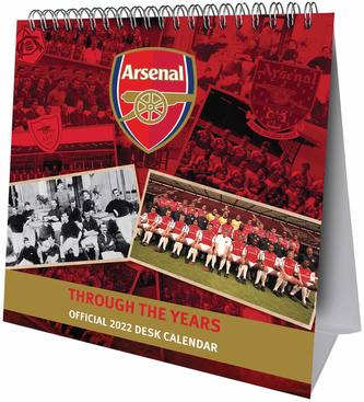 Oficiální stolní kalendář 2022: FC Arsenal (16 x 17,5 cm)