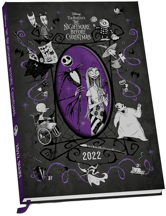 Diář A5 2022 Nightmare Before Christmas - Ukradené Vánoce (15,6 x 21,2 x 1,5 cm)