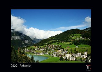 Schweiz 2022 - Black Edition - Timokrates Kalender, Wandkalender, Bildkalender - DIN A3 (42 x 30 cm)