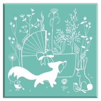 Dřevěné razítko Aladine velikost G - dětský kočárek