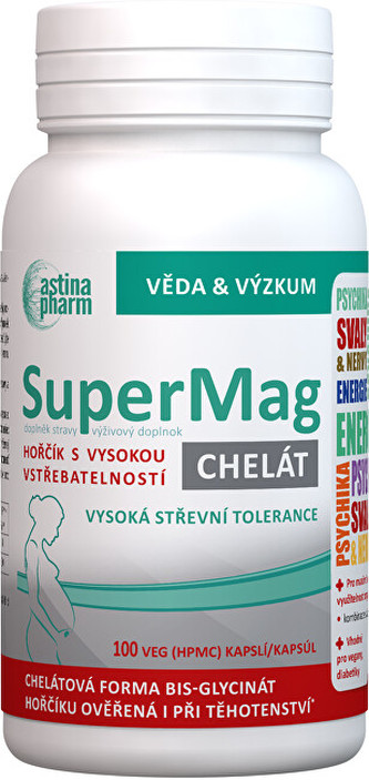 Astina SuperMag B6 chelát 100 kapslí