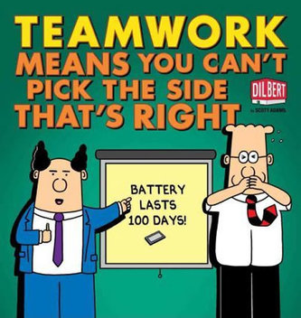 Teamwork Means You Can´t Pick the Side That´s Right Teamwork Means You Can´t Pick the Side That´s Right
