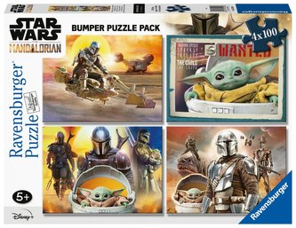 Ravensburger Puzzle - Mandalorian 4x100 dílků