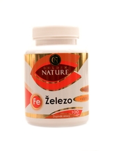 Golden Nature - Železo + vit. C + kyselina listová 100 kapslí