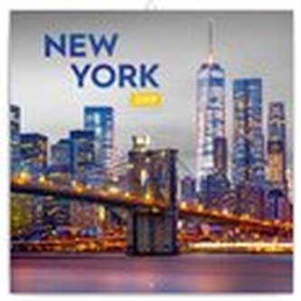 Poznámkový kalendář New York 2019