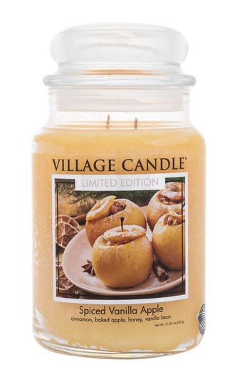 Village Candle Spiced Vanilla Apple Vonná svíčka Limited Edition 602 g unisex