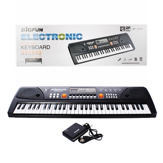 Elektronické klávesy s mikrofonem