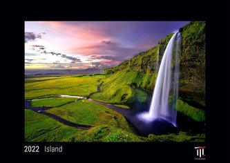 Island 2022 - Black Edition - Timokrates Kalender, Wandkalender, Bildkalender - DIN A3 (42 x 30 cm)
