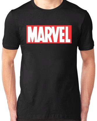 Pánské tričko Marvel: Logo (M) černá bavlna