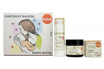 Kvitok Dárkový kosmetický balíček pro ženy Něžný dotek - luxusní hydratační péče