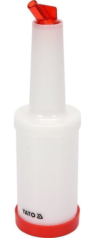 Barmanský dávkovač 1l červený