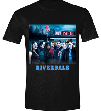 Pánské tričko Riverdale: Cover (XL) černé bavlna