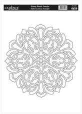 Transferový obrázek na textil Cadence 25x35 cm / Mandala 2