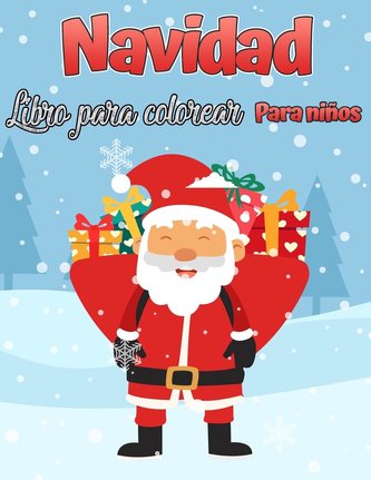 El libro para colorear de Navidad para niños.