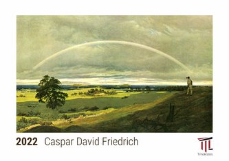Caspar David Friedrich 2022 - Timokrates Kalender, Tischkalender, Bildkalender - DIN A5 (21 x 15 cm)