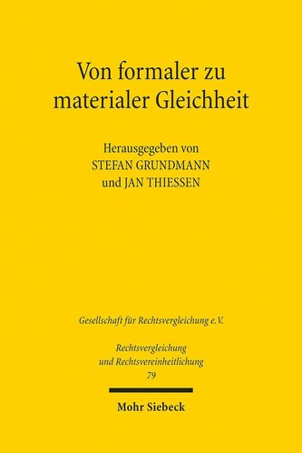 Von formaler zu materialer Gleichheit