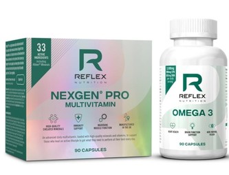 Reflex Nutrition REF Nexgen® PRO 90 kapslí NEW + Omega 3 90 kapslí ZDARMA