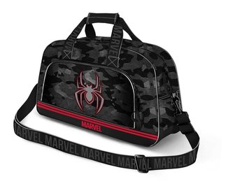 Sportovní taška Marvel|Spiderman: Dark (42 x 30 x 22 cm|objem 24,4 litrů) černý polyester