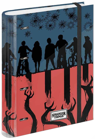 Kroužkový pořadač A4 Netflix|Stranger Things: Flag (28 x 32 x 4 cm)