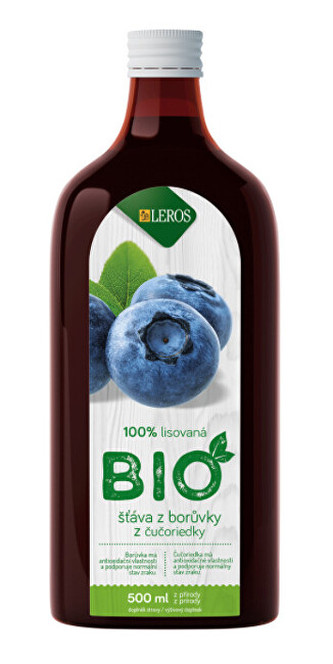 LEROS BIO Šťáva Borůvka 500 ml