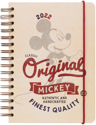 Plánovací týdenní diář A5 2022 Disney: Mickey Mouse Classic (14,8 x 21 cm)