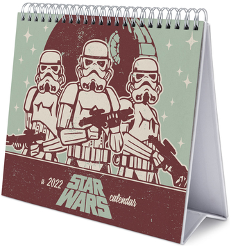 Stolní kalendář 2022 Star Wars|Hvězdné války: Classics (20 x 17 cm)