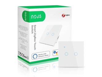 Smart vypínač NOUS LZ2 2-tlačítkový ZigBee Tuya