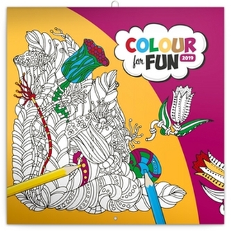 Poznámkový kalendář Omalovánkový kalendá