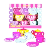 Nádobí - čajový set s tečkami