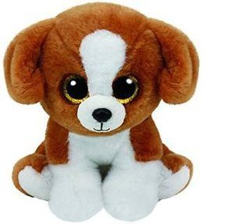 Plyš Banie Babies SNICKY brown-white dog