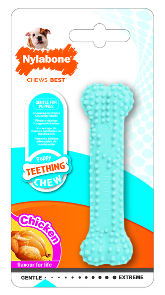 Hr.NYLAB Puppy Teething Dental Chew modra XS