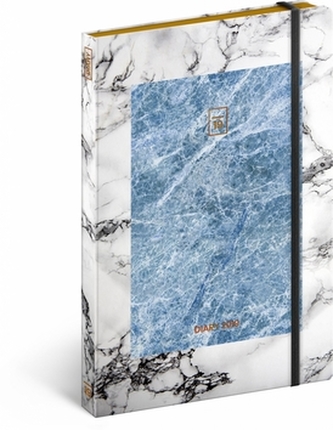 Týdenní diář Marble 2019, 13 x 21 cm