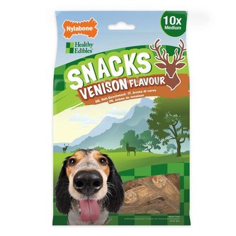 NYLAB Healthy Edibles Snacks zverina M 10ks sacek 400g